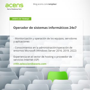 Operador de sistemas informáticos 24x7