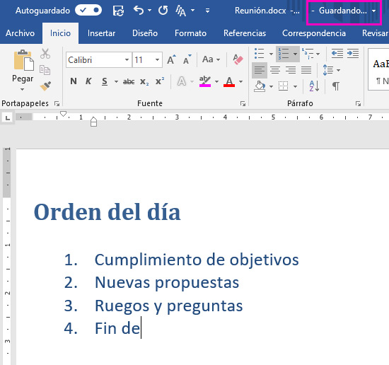 Office 365 guarda automáticamente la versión escritorio de Word, Excel,  PowerPoint… - acens blog