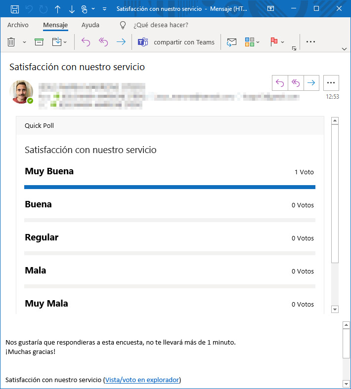 Cómo crear encuestas con Outlook y Forms (Microsoft Office 365) - acens blog